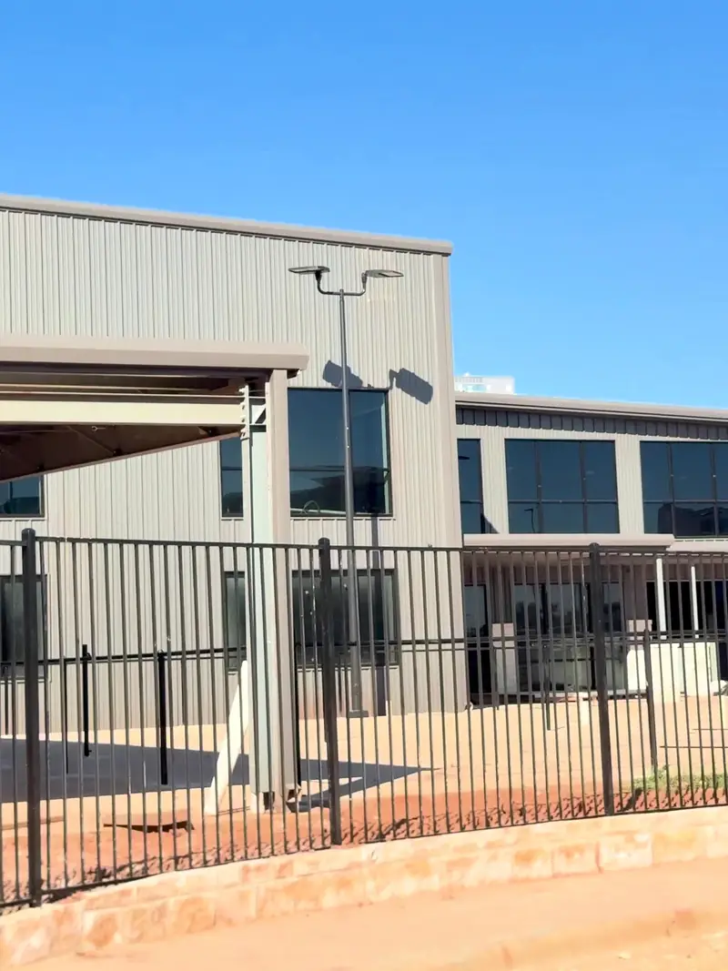 Commercial building exterior in San Angelo painted by Alvarez Painting