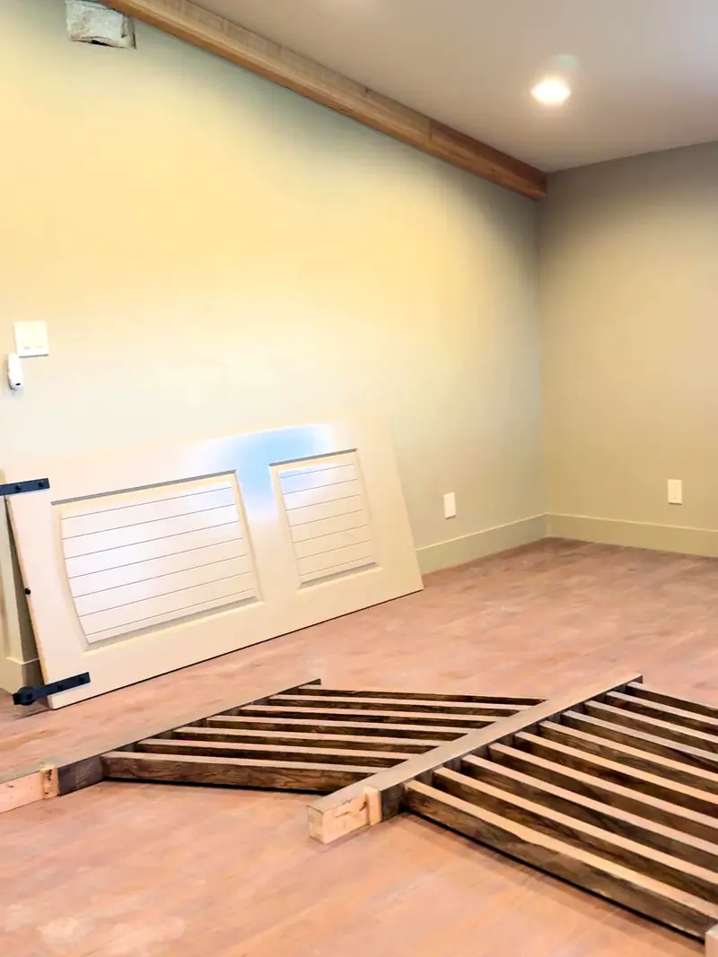 Freshly painted interior room on an Alvarez Painting project